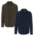 Camisa polar com forro em sherpa