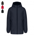 Parka com capuz de material reciclado unisex