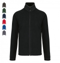 Casaco micropolar com mangas raglan de homem