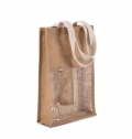SACO PORTA-GARRAFA EM JUTA