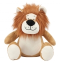 Leo de peluche com fecho
