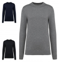 Camisola Supima com decote redondo de homem