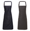 Avental com peito Fashion denim