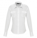 Camisa piloto de senhora de manga comprida