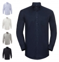 Camisa Oxford de homem de manga comprida