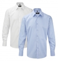 Camisa de homem de manga comprida Herringbone