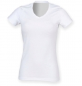 T-SHIRT DE SENHORA DECOTE V FEEL GOOD