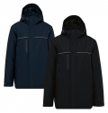 Parka performance com capuz unissexo