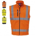 Colete Softshell de alta visibilidade