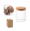 SPICE 700. Frasco em vidro borossilicato com tampa de cortia 700 mL