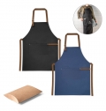 VESPER. Avental em 100% algodo canvas (300 g/m) com detalhes em meta