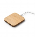 DALTON. Carregador wireless super rpido 15W em bambu