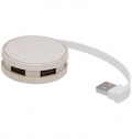 Hub USB de palha de trigo 'Kenzu'