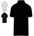 Polo de malha com relevo de homem