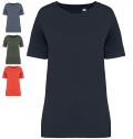 T-SHIRT COM ASPECTO LAVADO DE SENHORA - 165 G