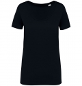 T-shirt eco-responsvel slub de senhora
