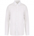 Camisa eco-responsvel com aspecto lavado de homem