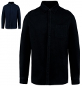 Camisa eco-responsvel em flanela de homem