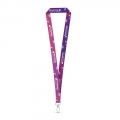 MANILA. Lanyard para sublimao em polister com mosqueto