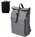 Mochila com tampa em polister rPET (600D) Evie.
