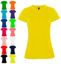 T-shirt desportiva de manga curta para mulher Montecarl