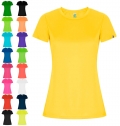 T-shirt desportiva de manga curta para mulher Imola