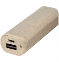 Bateria externa de 1200 mAh de palha de trigo 'Yoko'
