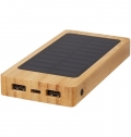 Powerbank solar de 8000mAh em bambu 'Alata'