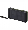 Powerbank solar com dnamo de 10 000 mAh em plstico reciclado RCS 'Soldy'