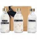 Conjunto de 3 peas de 200 ml de sais de banho 'Wellmark Just Relax'