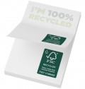 Notas adesivas recicladas 50 x 75 mm 'Sticky-Mate'
