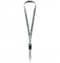 Lanyard em RPET com fivela de segurana 'Balta' com fecho de segurana e desbloqueio de segurana