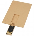 USB retangular biodegradvel em forma de carto de crdito