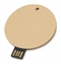 Pen USB 2.0 de papel reciclado redonda
