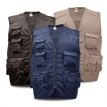 Safish Colete multi-bolso em polialgodo, 190g/m2