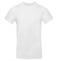 T-SHIRT B&C #E190, TAM. GRANDE BRANCO - 100% ALGOD&