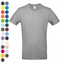 T-SHIRT B&C #E190, TAM. GRANDE CORES - 100% ALGODAO