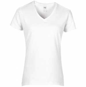 PREMIUM COTTON LADIES V-NECK T-SHIRT DE SENHORA PREMIUM