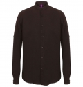 Camisa de homem com gola  padre