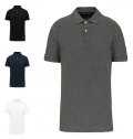 Polo Supima de homem de manga curta