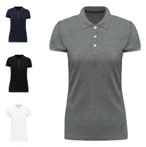 Polo Supima� de senhora de manga curta