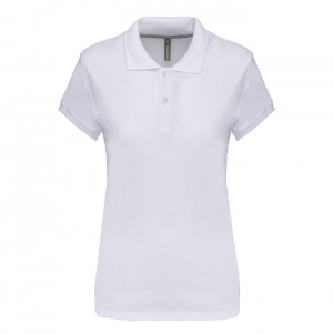 POLO SENHORA MANGA CURTA BRANCO