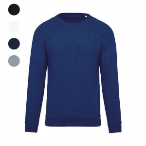 Sweatshirt bio de criana com mangas raglan