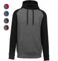 Sweatshirt com capuz bicolor de adulto