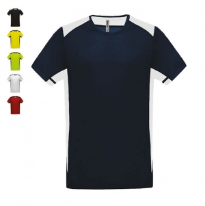 T-SHIRT DE DESPORTO BICOLOR