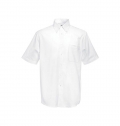 CAMISA DE HOMEM OXFORD DE MANGA CURTA BRANCO