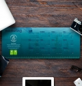 BASE DE SECRETRIA EM MS 80X30CM PERSONALIZVEL