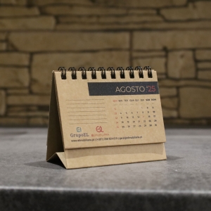 CALENDRIO DE MESA PEQUENO ECO 13 FOLHAS PERSONALIZVEL