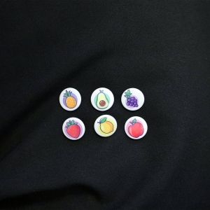 PACK 6 CRACHAS 25 MM PERSONALIZVEL