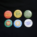 PACK 6 CRACHAS 75 MM PERSONALIZVEL